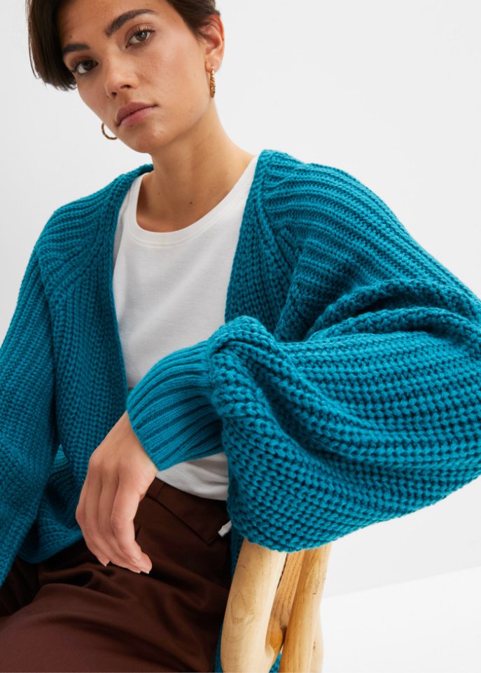 Grobstrick-Cardigan