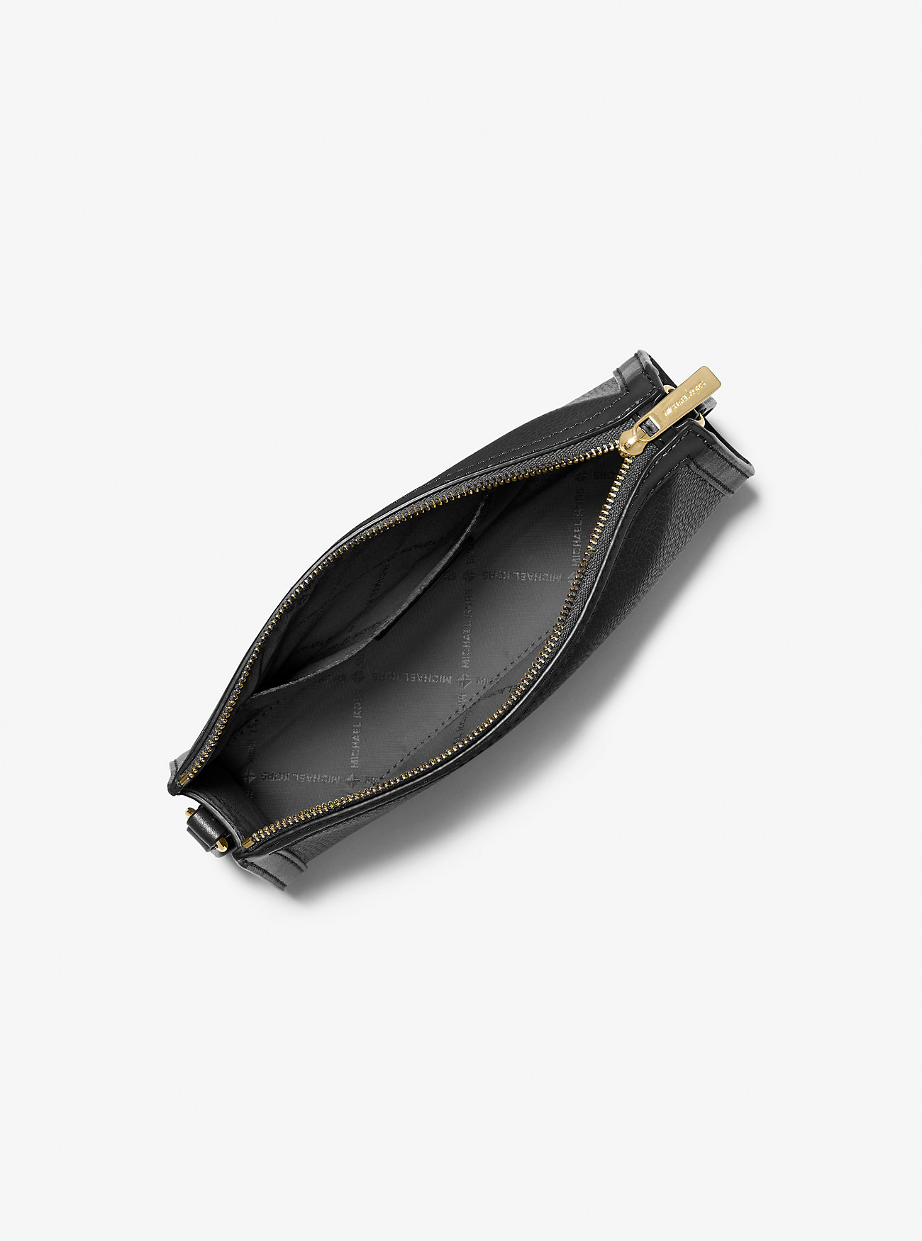 Jet Set Medium Pebbled Leather Skulderveske - SVART