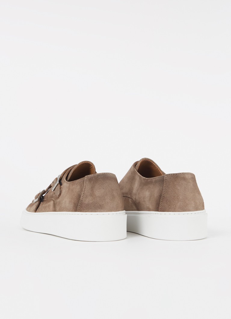 Buty zamszowe Giorgio z klamrą