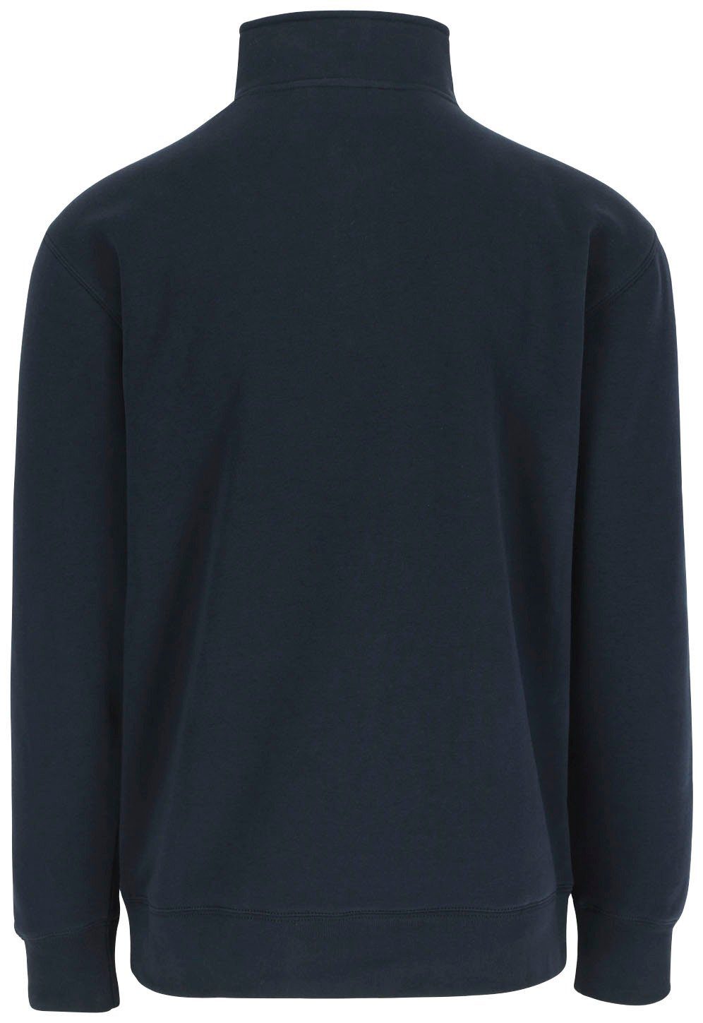 Herock Sweater Vigor Basic, mit Reißverschluss am Kragen, angenehmes Tragegefühl