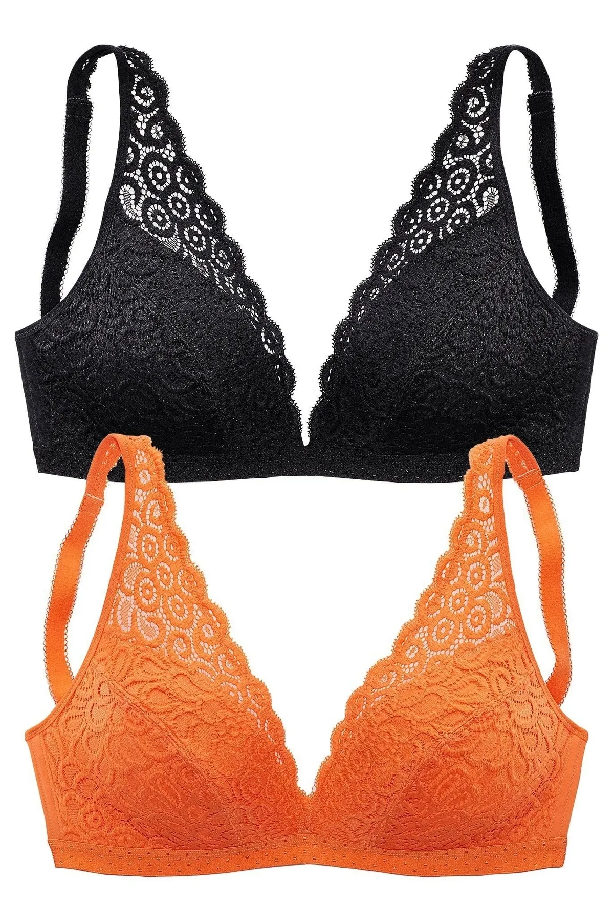 PETITE FLEUR  BH - Orange - Unifarben