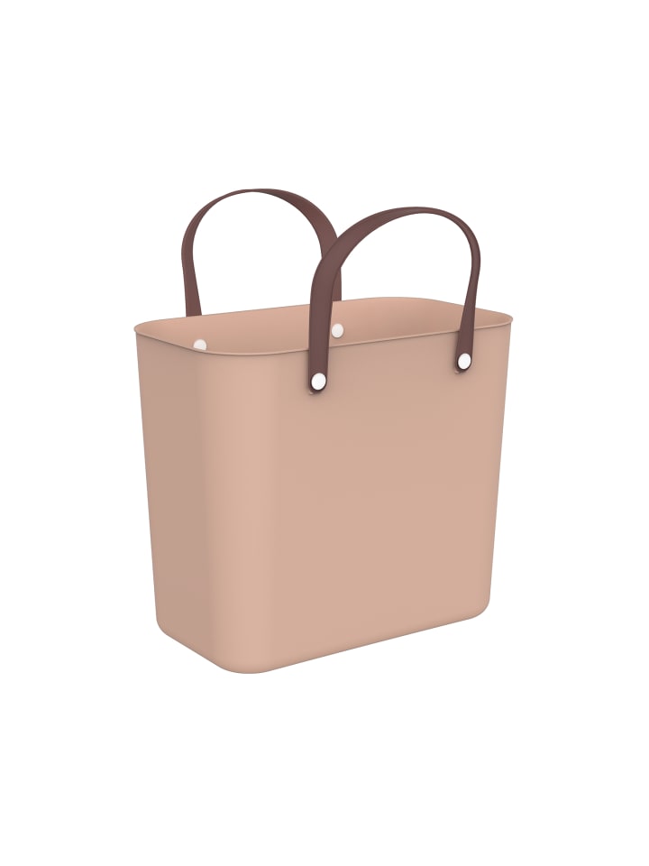 Rotho Albula Einkaufskorb 25l, Kunststoff (PP recycelt) in Meadow rose günstig kaufen onesize