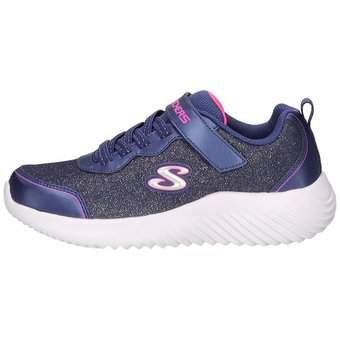 Skechers Bonnder Girly Groove Sneaker in blau