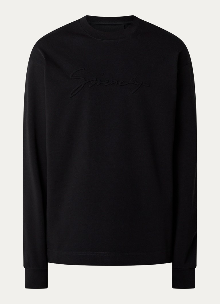 Tričko s dlouhým rukávem Givenchy s 3D potiskem loga