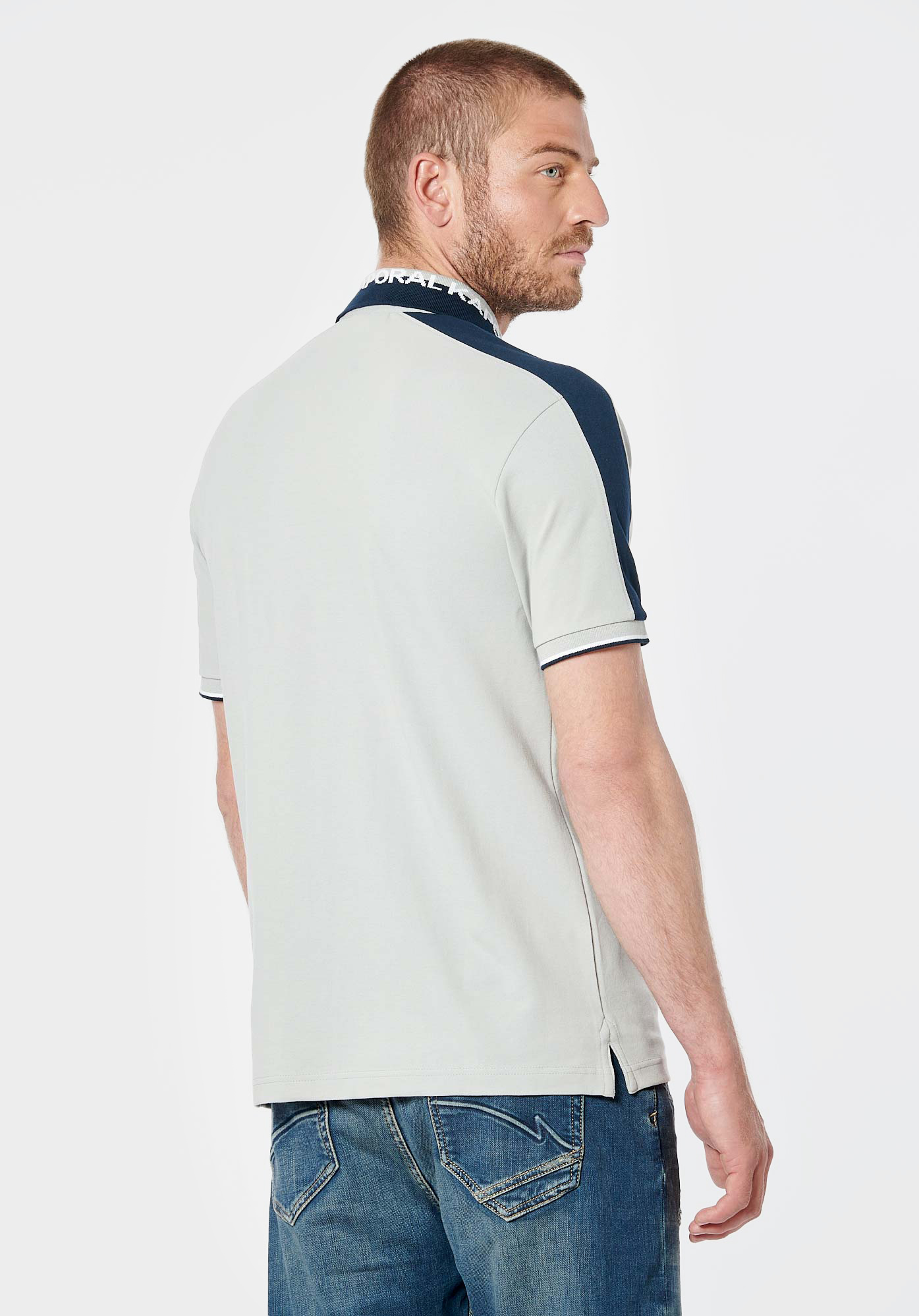 RIO    Polo gris homme