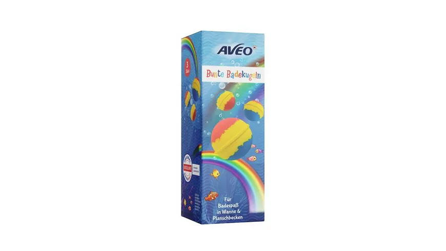 AVEO Kids Bunte Badekugeln
