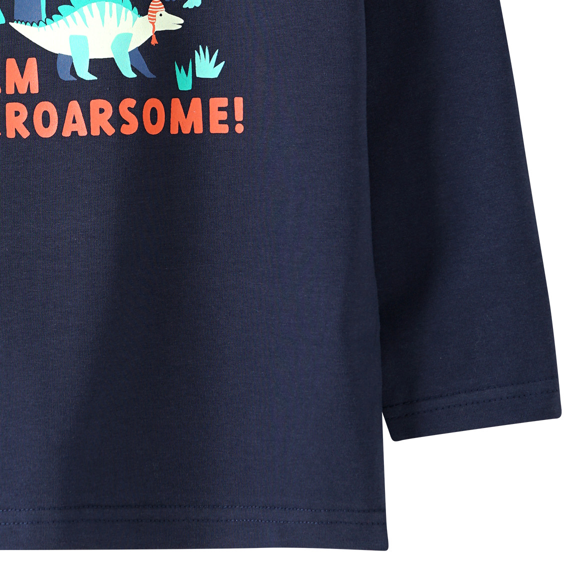 Kinder Langarmshirt mit Dinosaurier-Print