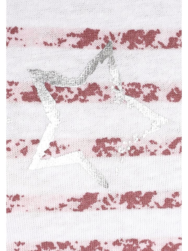 VIVANCE DREAMS Sleepshirt in pink-rot-gestreift günstig kaufen