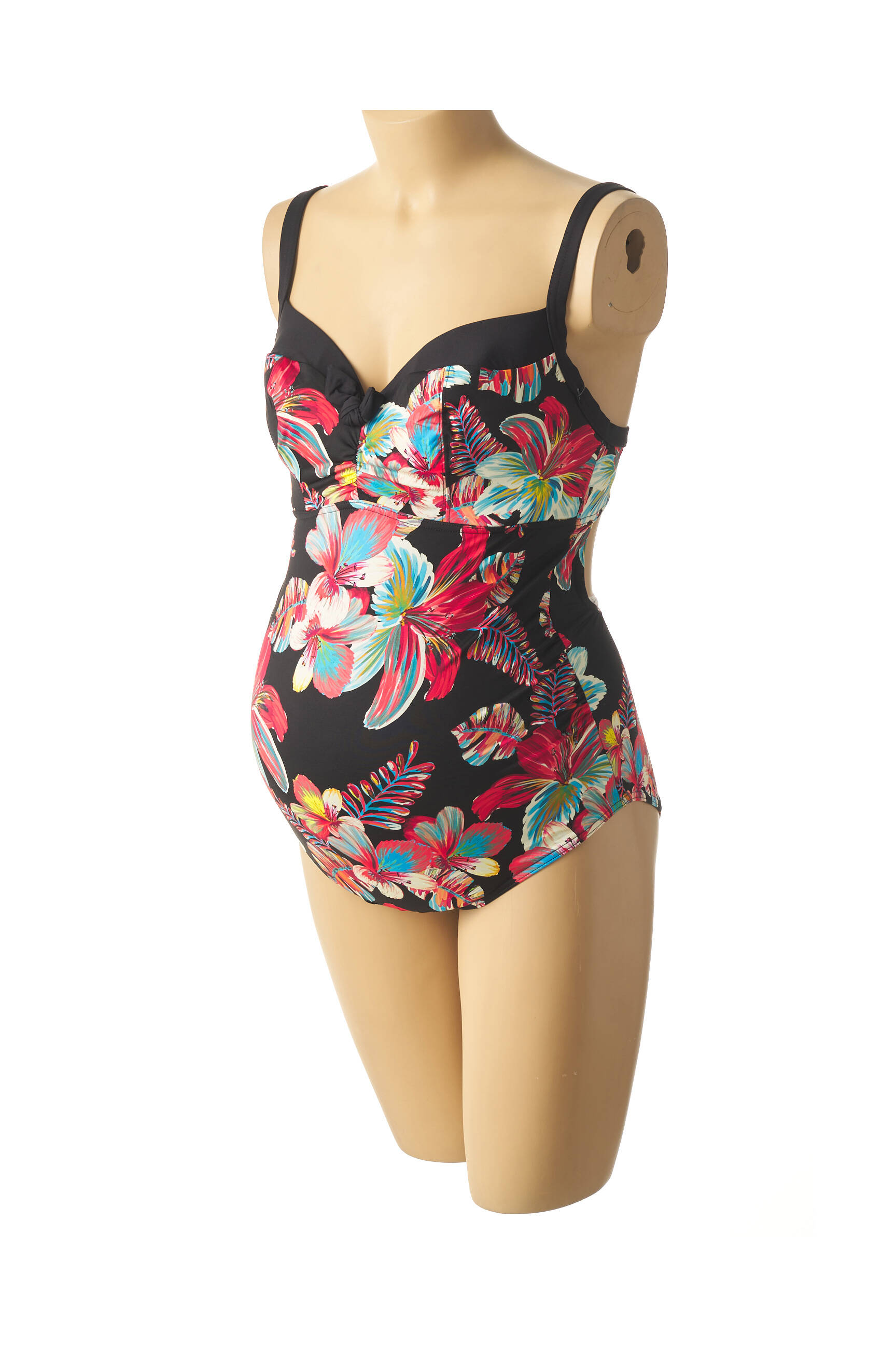 Cache Coeur Maillots2bain Maternite Femme couleur noir