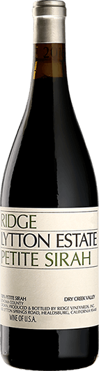 Ridge Vineyards : Lytton Estate Petite Sirah 2019