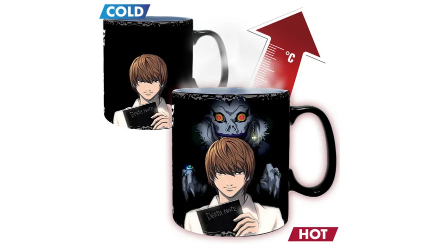 DEATH NOTE Kira & L Thermoeffekt Tasse 460ml