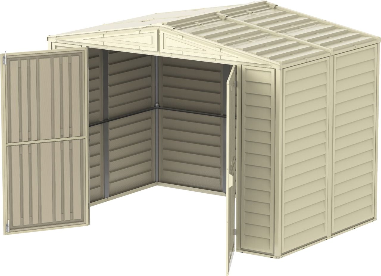 Duramax Kunststoffgerätehaus Duramax DuraMate 3,9 m² mit Fußbodenkonstruktion  (model 00184 8x6´)