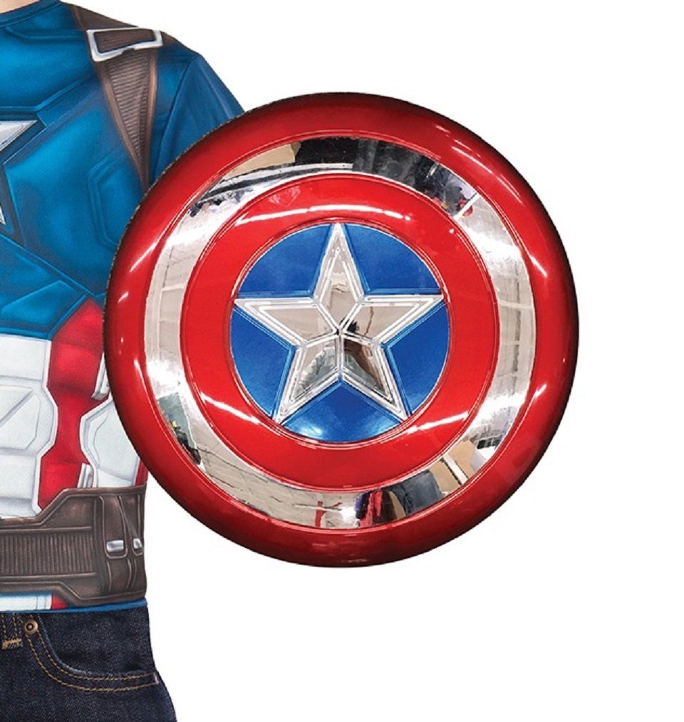 Rubie´s Kostüm Rubies 34947 Captain America Schild Electroplated Shield Metallic