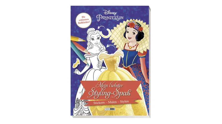 Prinzessin: Mein liebster Styling-Spaß: Stickern, Malen, Stylen