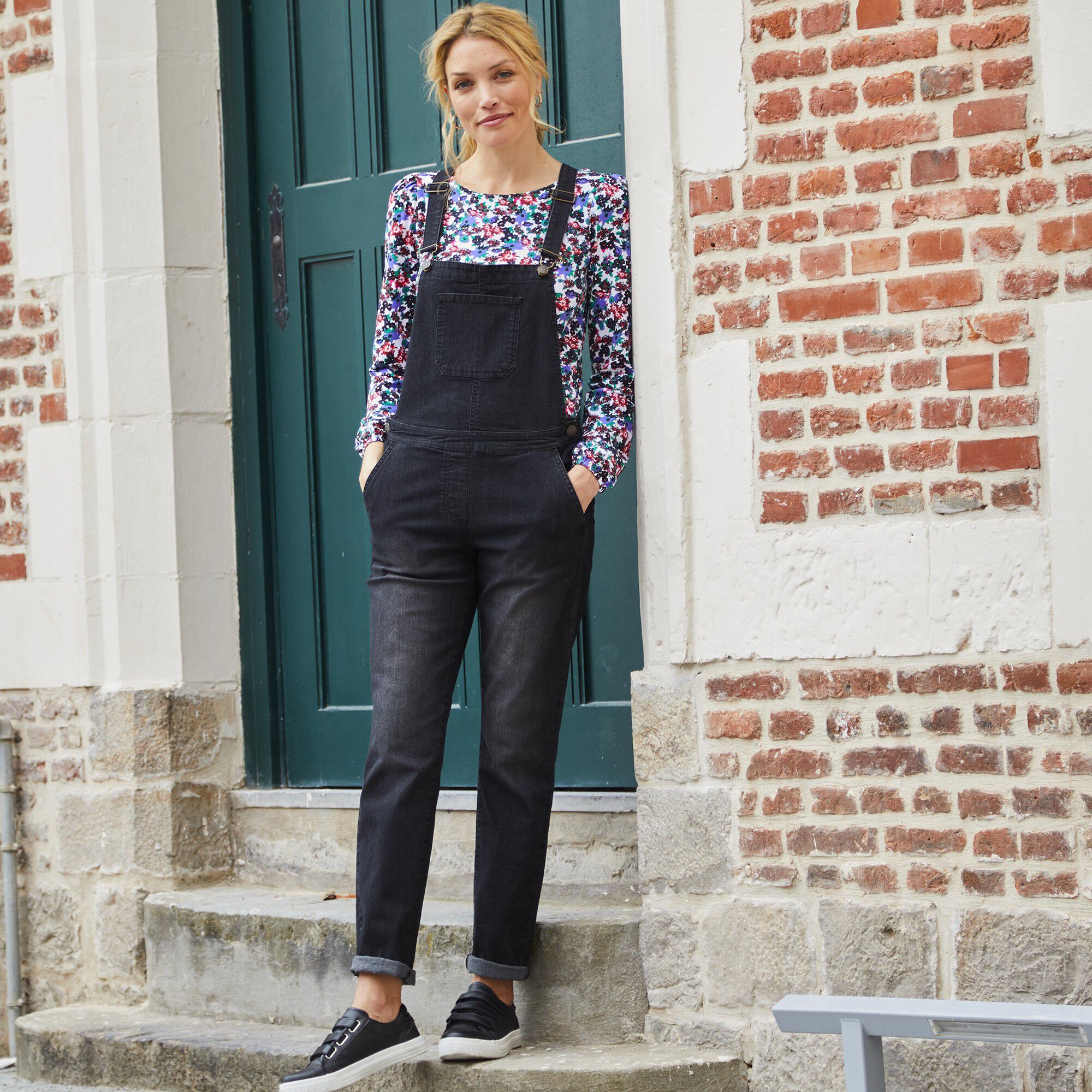 Salopette en jean stone
