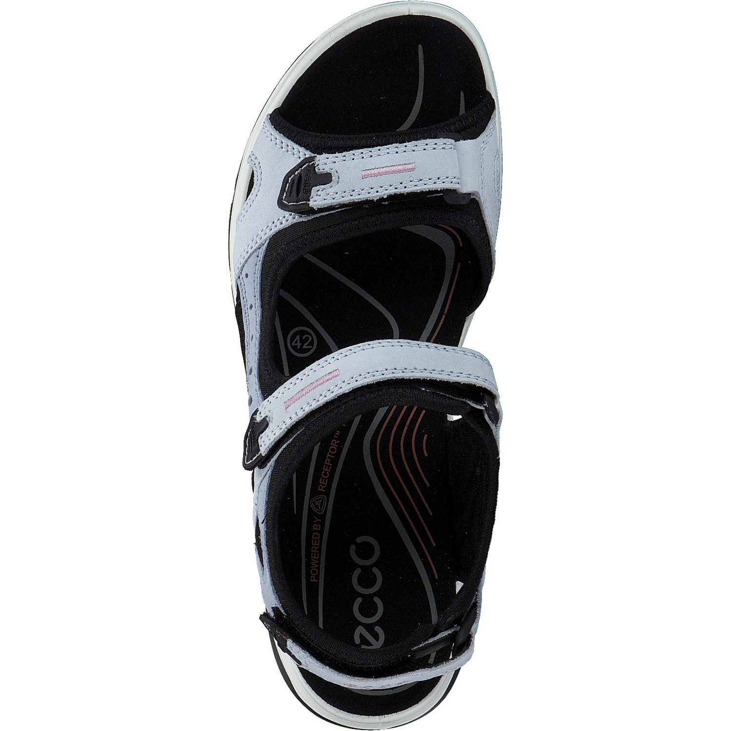 Ecco Offroad 069563, Outdoorsandalen, Damen, AIR/DUSTY BLUE