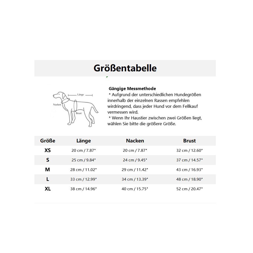LAPA HOME Hundemantel Hundejacke Cord Winterjacke für Hunde Fleece Haustiermantel, mit Pelzkrage, Wärme, Winddicht