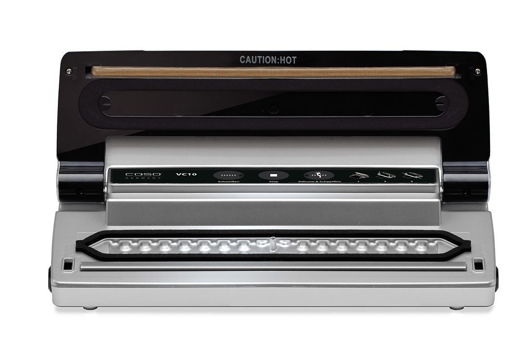 Caso Vakuumierer VC10, Rollenbreite 30 cm, 110W, inkl. 10 Profi-Beutel, separate Schweißfunktion