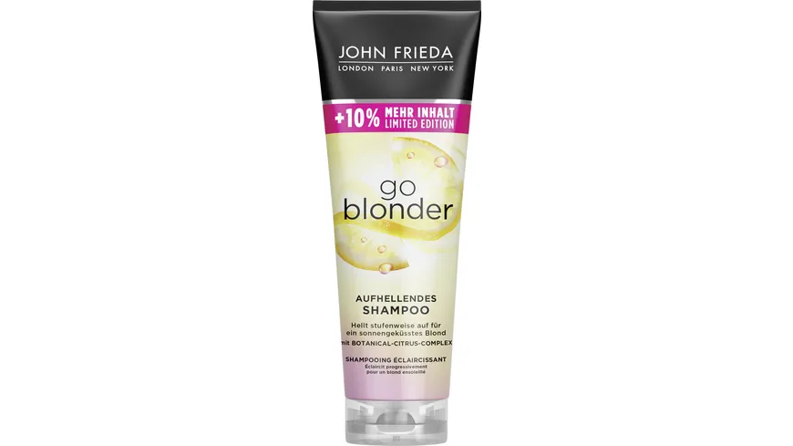 John Frieda Go Blonder Aufhellendes Shampoo 250ml 250 ml