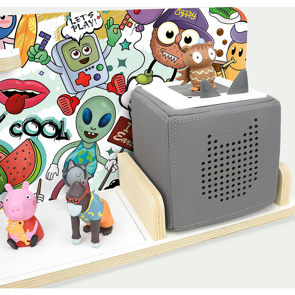 Regal für Musikbox Stay cool, klein - geeignet für Toniebox