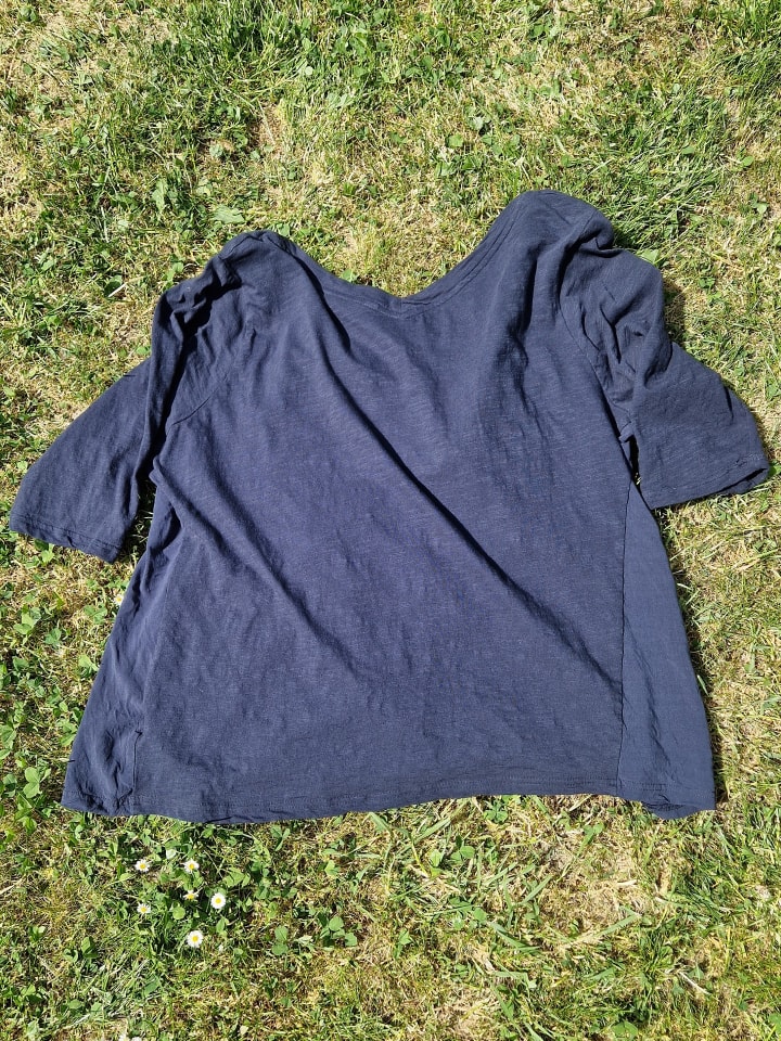 sheego 3/4-Arm-Shirt in nachtblau günstig kaufen 52/54