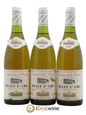 Rully 1er Cru Domaine de la Renarde Andre Delorme 1991 - Lot de 3 Bouteilles