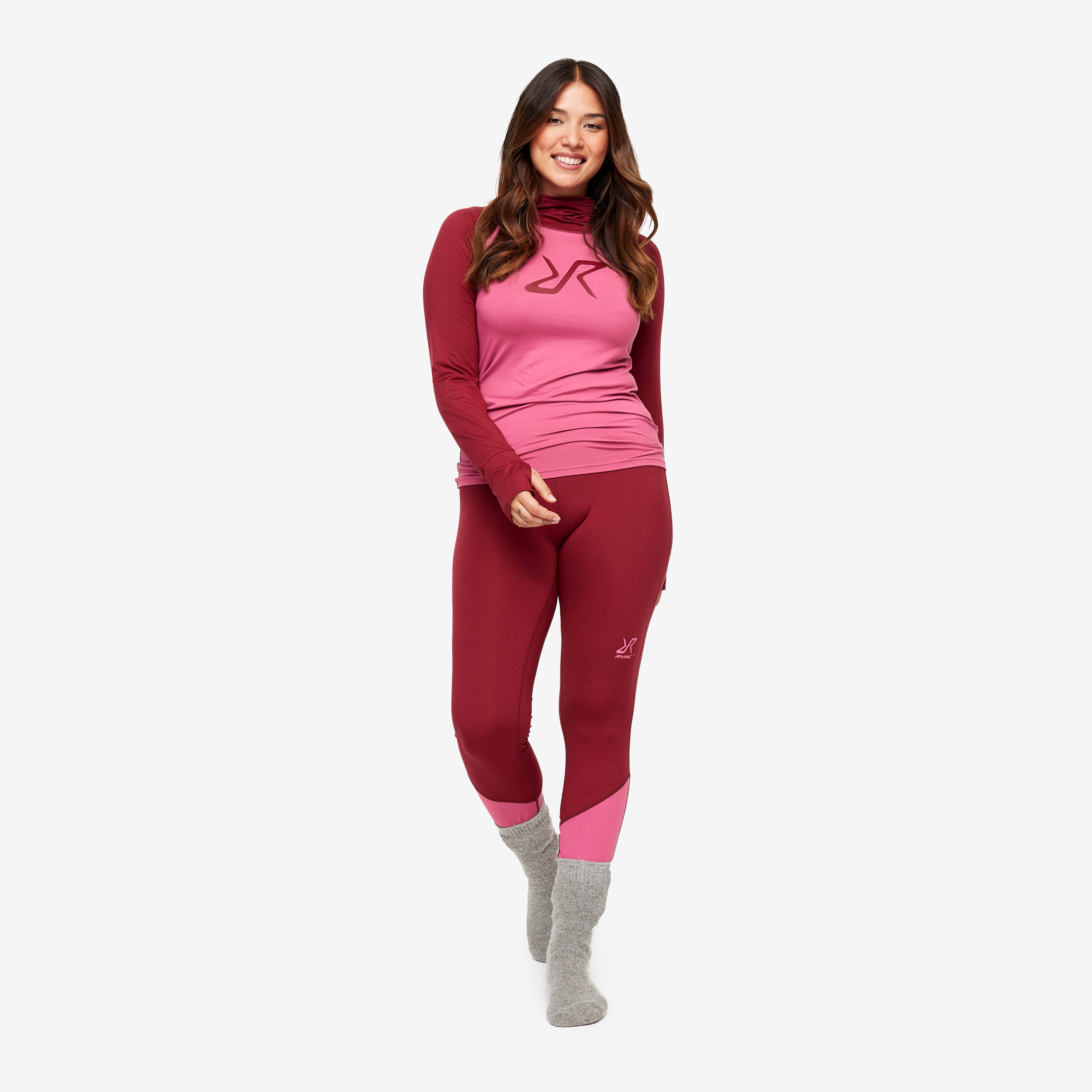 Sneaky Balaclava Base Layer Set Femme Ruby