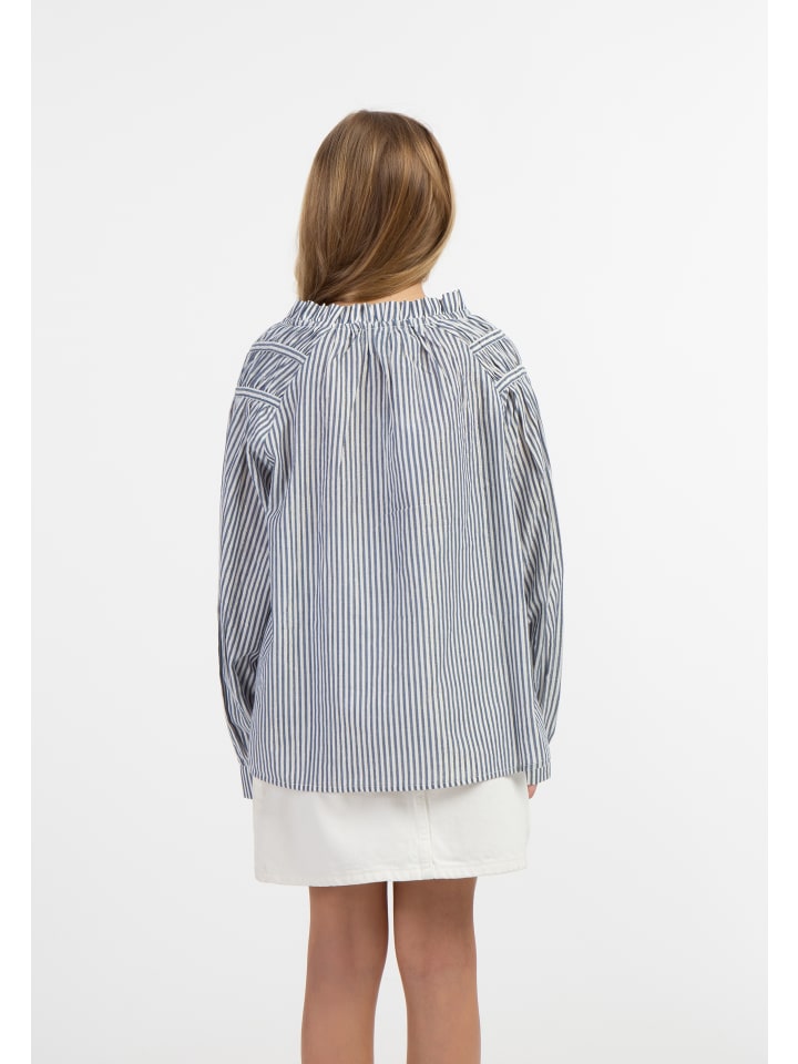 DreiMaster Bluse in Dunkelmarine Streifen günstig kaufen