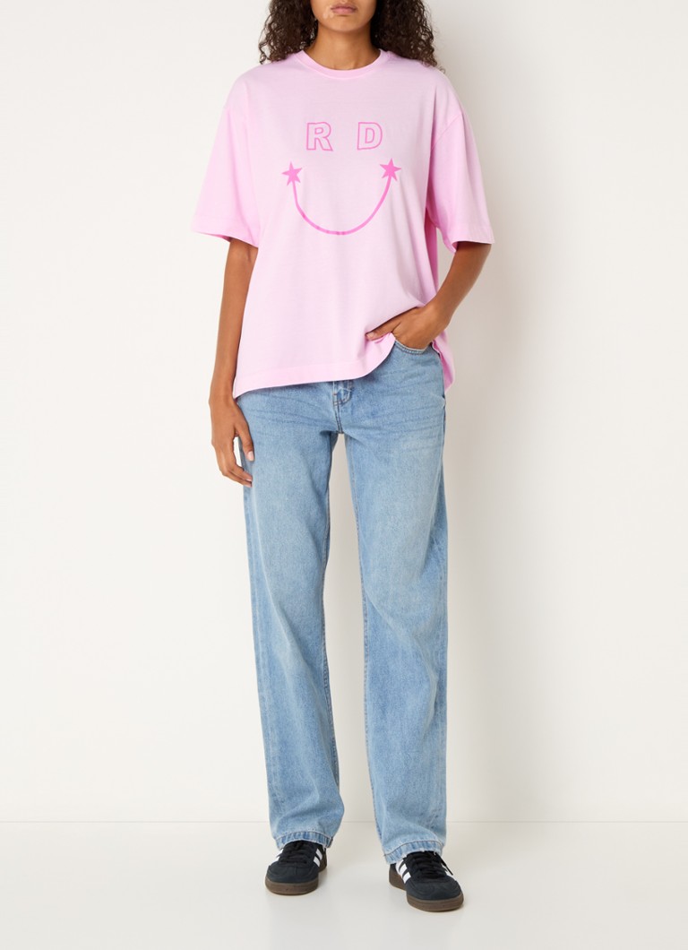 T-shirt Bruna del marchio Refined Department con logo stampato