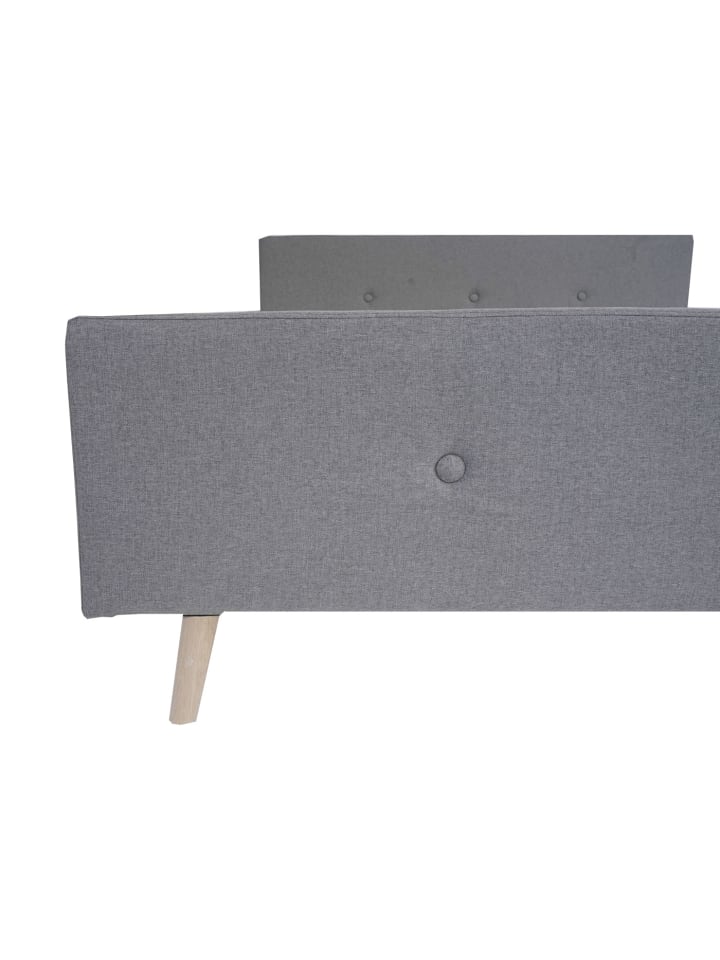 MCW Polsterbett J98 mit Lattenrost, 160x200cm grau günstig kaufen onesize