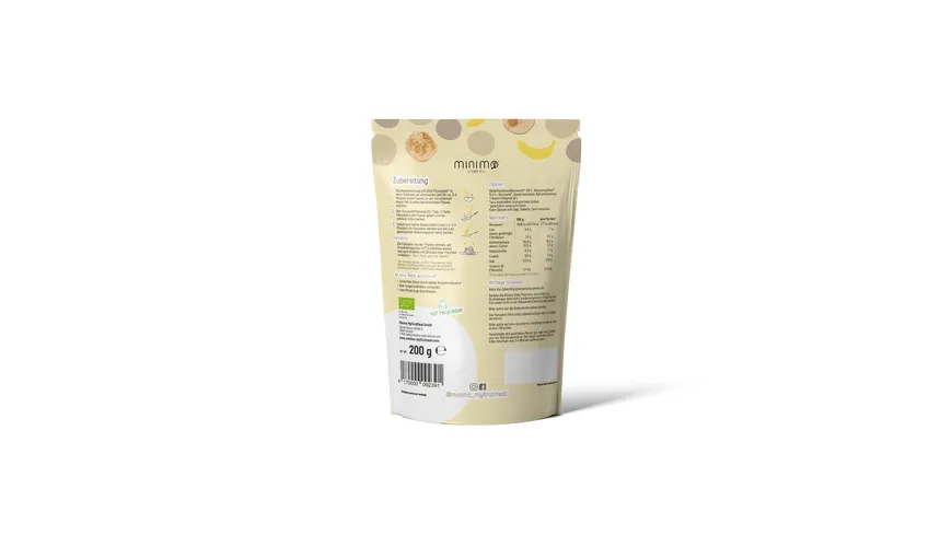 minimo Bio Baby Pancakes Hafer Banane 200 g