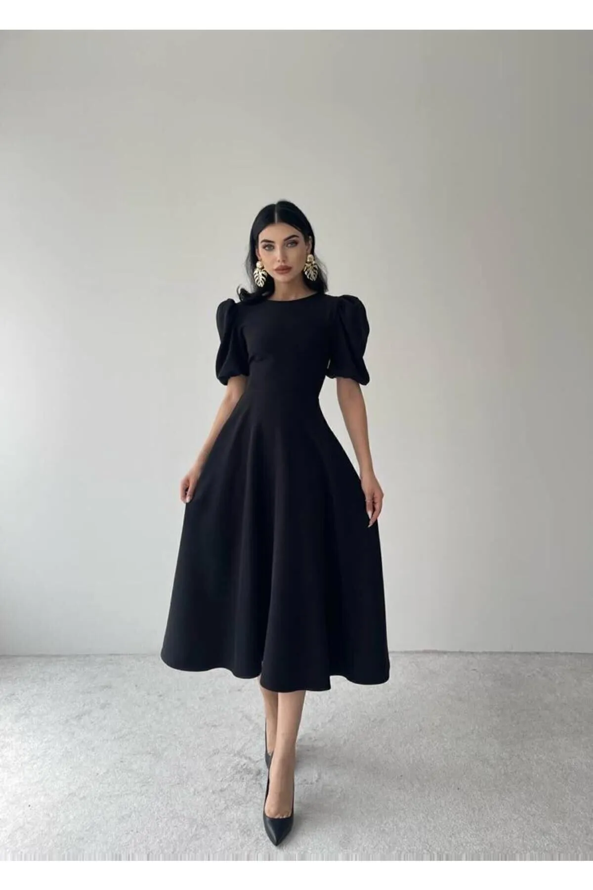 Afiş Butik  Kleid - Schwarz - A-Linie