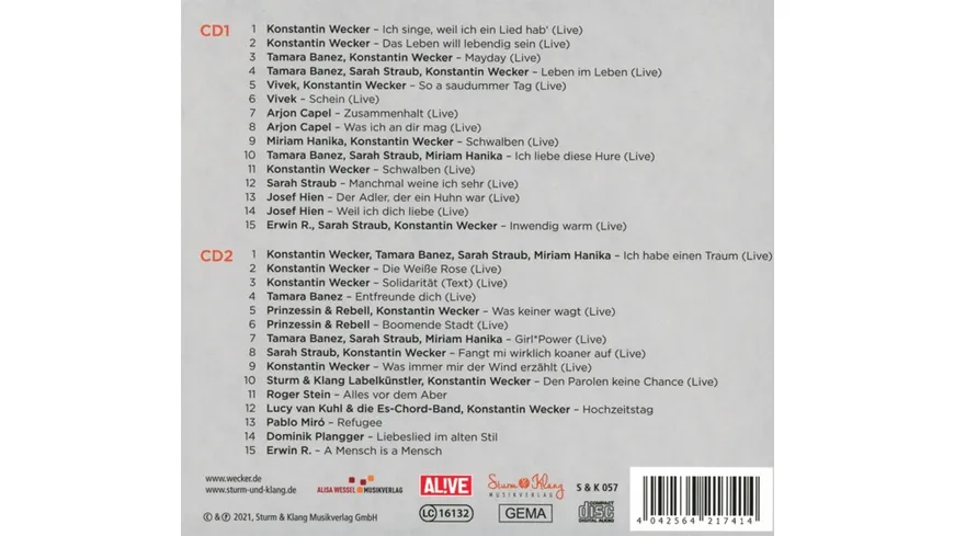Ich singe,weil ich ein Lied hab'