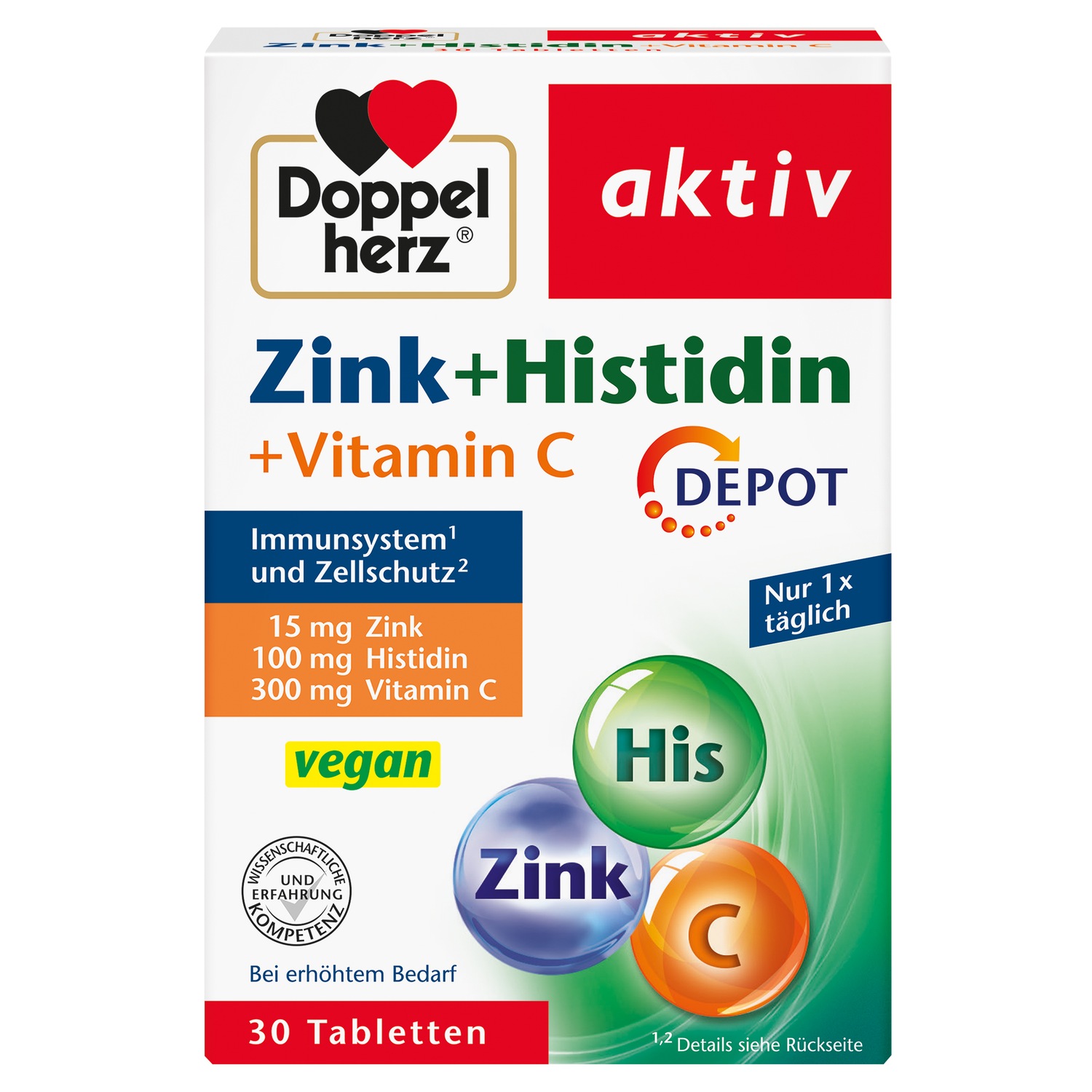 Zink+Histidin Depot Tabletten aktiv