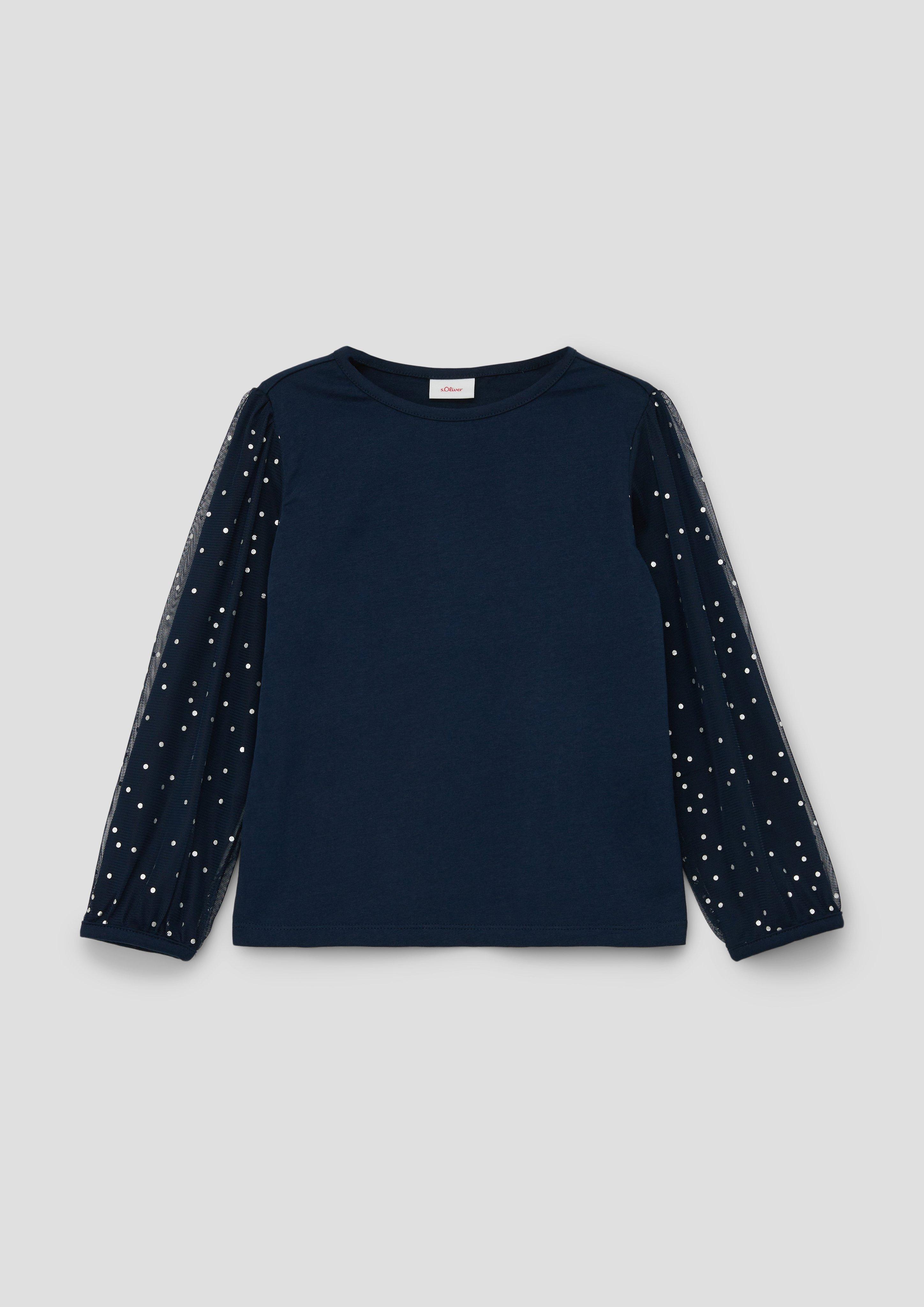 Longsleeve mit Mesh-Besatz  2137355-5952