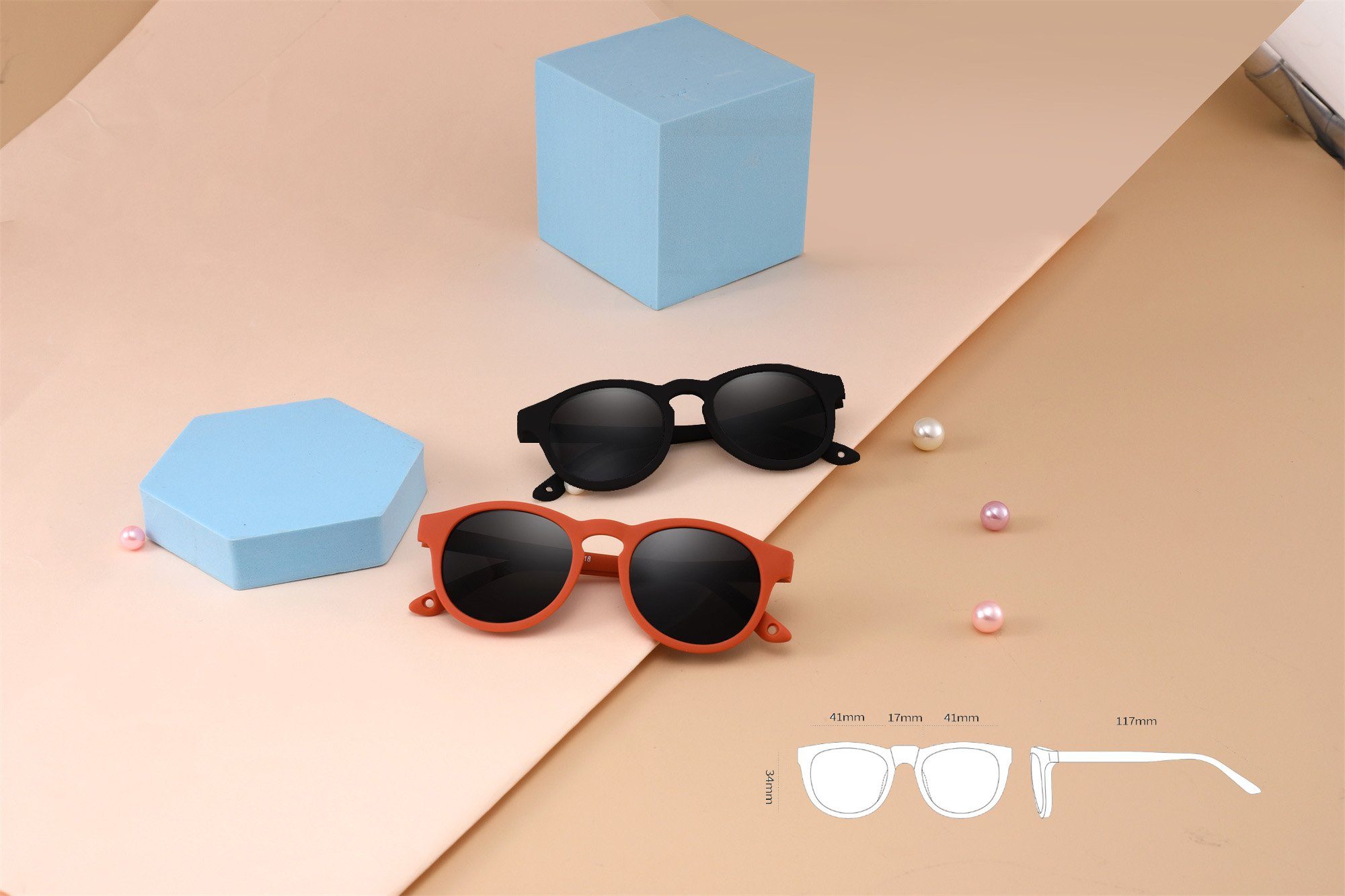 PACIEA Sonnenbrille PACIEA Sonnenbrille Kinder 0-3 Jahre mit Band 100% UV400 Schutz