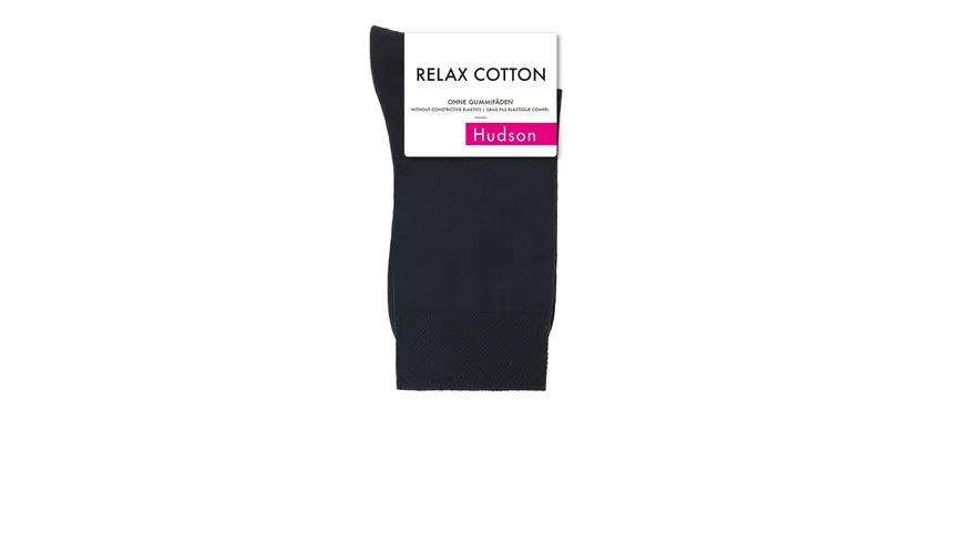 Hudson Damen Socken Relax Cotton black
