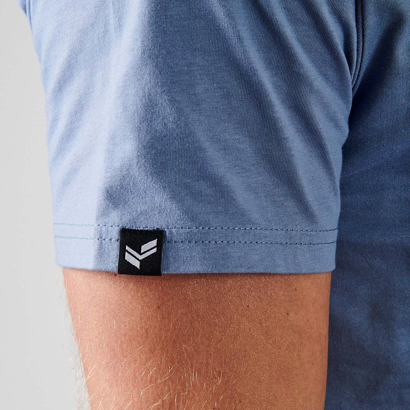 LERES  T-shirt bleu Homme en 100% coton bio
