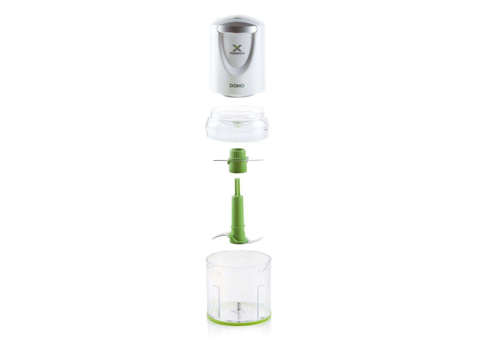 Domo Zerkleinerer, 400 W, Elektrischer Food Chop-per Mehrzweck Zwiebel Gemüse-Schneider Mixer
