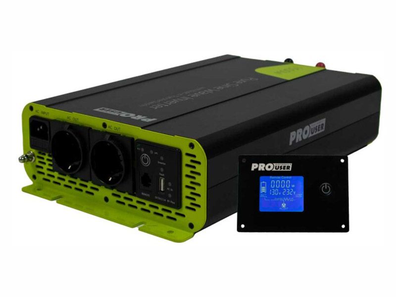 Pro-User 1500W Pure Sinus Wechselrichter