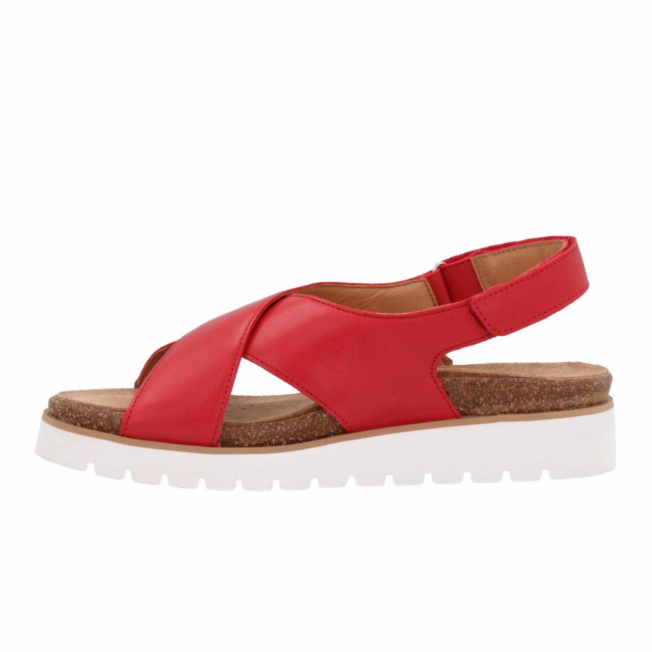 MEPHISTO Keilsandalen rot