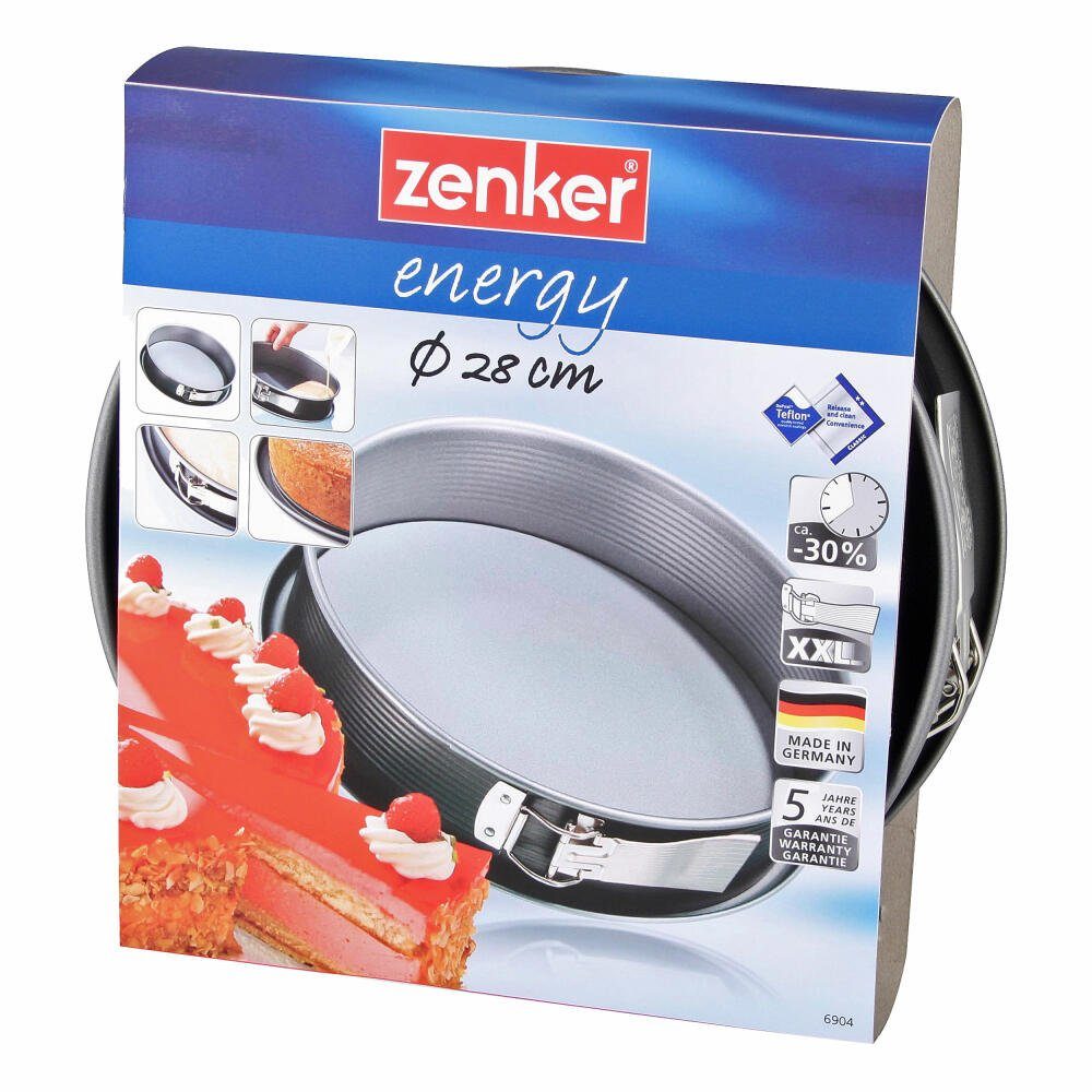 Zenker Springform Energy mit Flachboden 28 cm