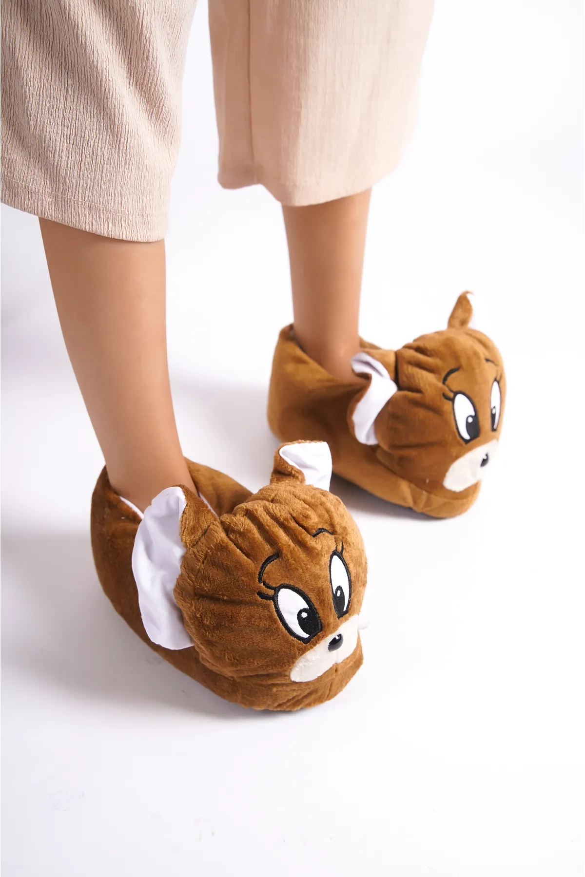 Capone Outfitters  Panduf Plüsch-Damenstiefeletten