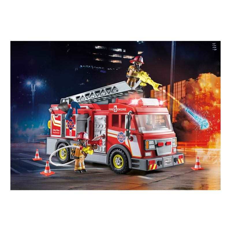 71233 Camion de pompiers avec grande échelle Playmobil City Action