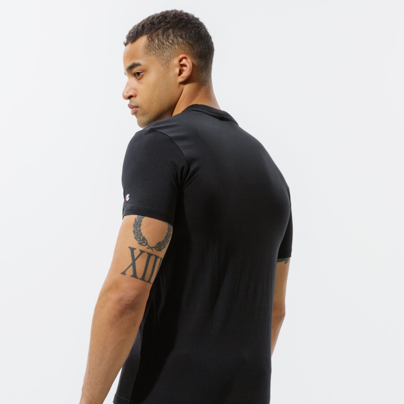 CHAMPION T-SHIRT CREWNECK T-SHIRT Schwarz