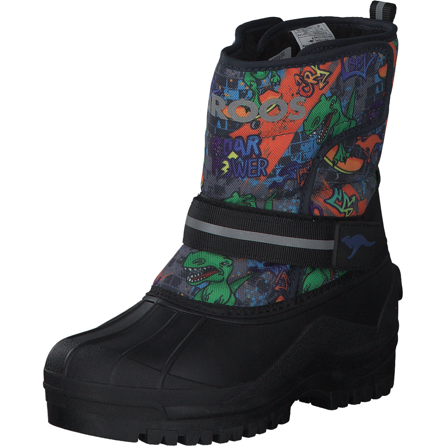 KangaROOS K-Shell II 02223, Winterstiefel, Kinder, dk navy/dino