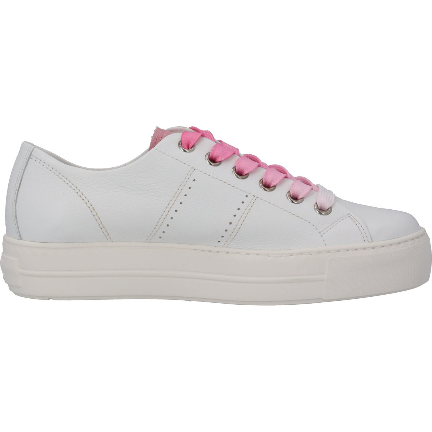 Paul Green 5247, Schnürschuhe, Damen, white/candy