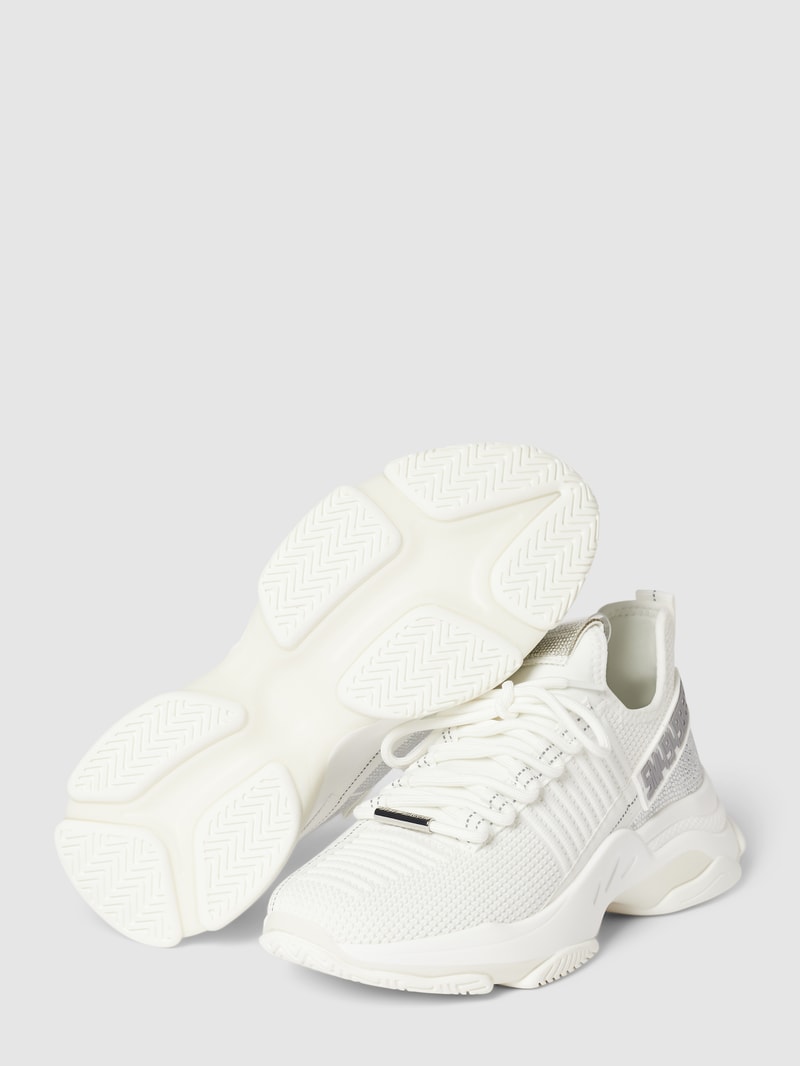 Sneaker mit Label-Detail Modell 'Maxilla' in offwhite