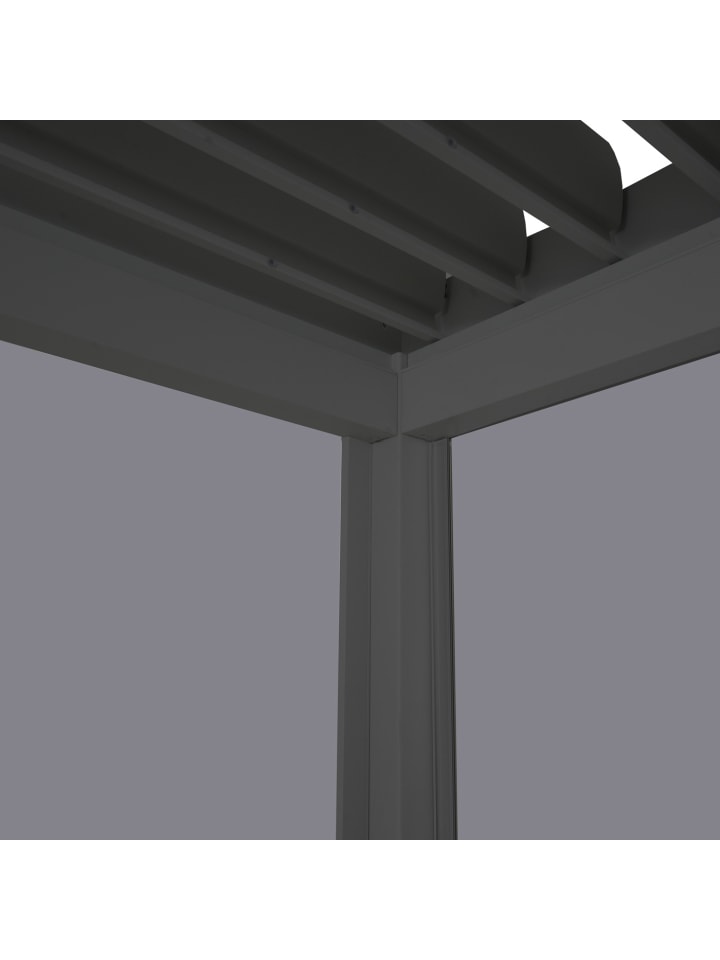 MCW Pergola N94 3x3m mit 3x Seitenwand, Anthrazit günstig kaufen onesize