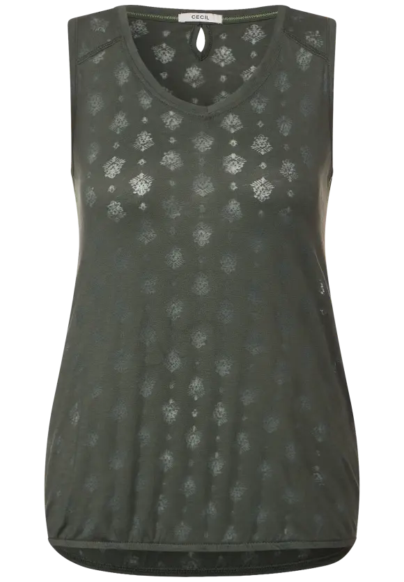 CECIL Burn Out Top